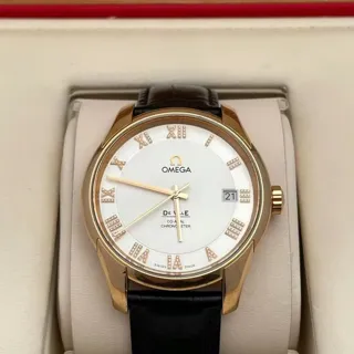 Omega De Ville 431.53.41.21.52.001 41mm Red gold Silver