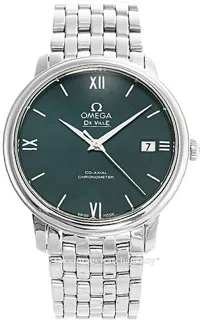 Omega De Ville Prestige 424.10.37.20.03.001 Stainless steel Blue