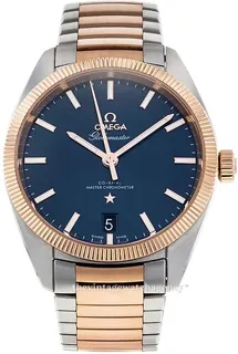 Omega Globemaster 130.20.39.21.03.001 Brushed/polished steel Blue