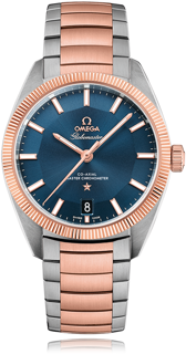 Omega Globemaster 130.20.39.21.03.001 39mm bicolour Blue