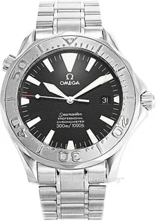 Omega Seamaster Diver 300M 2230.50.00 White gold and Stainless steel Black