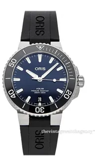 Oris Aquis 01 733 7732 4135-07 4 21 64FC 39.5mm Stainless steel Blue