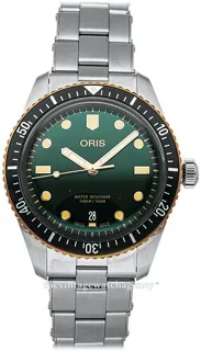 Oris Divers Sixty Five 01 733 7707 4357-07 8 20 18 40mm Bronze and Stainless steel Green