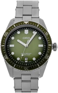 Oris Divers Sixty Five 01 733 7707 4057-07 8 20 18 40mm Stainless steel Green