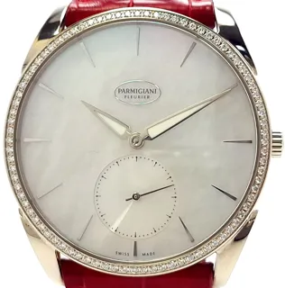 Parmigiani Fleurier Tonda 1950 39mm 18K white gold$sapphire crystal White