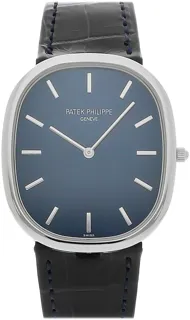 Patek Philippe Ellipse 5738P-001 34mm Platinum Blue