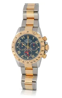 Rolex Daytona 28mm Stainless steel and 18k yellow gold Blue