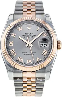 Rolex Datejust 116231-0087 Rose gold and Stainless steel Pink