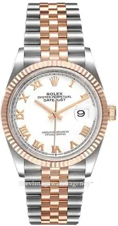 Rolex Datejust 126231-0015 Rose gold and Stainless steel White