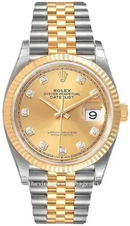 Rolex Datejust 126233-0017 Yellow gold and Oystersteel Golden