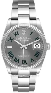 Rolex Datejust 126234-0046 White gold and Stainless steel Gray