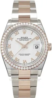 Rolex Datejust 126281RBR-0004 Rose gold and Stainless steel White