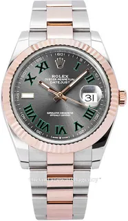 Rolex Datejust 126331-0015 Rose gold and Stainless steel Gray