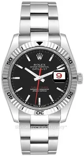 Rolex Datejust Turn-O-Graph "Thunderbird" 116264/5 Polished steel Black