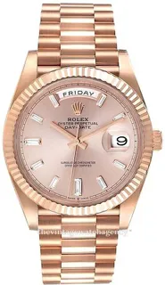 Rolex Day-Date 40 228235-2 18k rose gold Pink