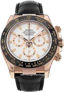 Rolex Daytona 116515 LB 18k rose gold antique white