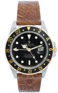 Rolex GMT-Master II 16713 Stainless steel and 18k yellow gold Black