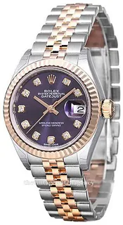 Rolex Lady-Datejust 279171-0015 Rose gold and Stainless steel Purple