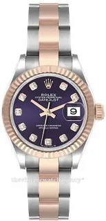 Rolex Lady-Datejust 279171-0016 Rose gold and Oystersteel Purple