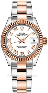 Rolex Lady-Datejust 279171-0022 Rose gold and Stainless steel White