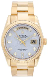 Rolex President 118238 Yellow gold Gray