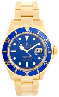 Rolex Submariner 16618 Yellow gold