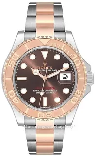 Rolex Yacht-Master 116621-0001 Rose gold and Stainless steel Brown