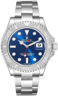 Rolex Yacht-Master 116622-0001 Platinum and Stainless steel Blue