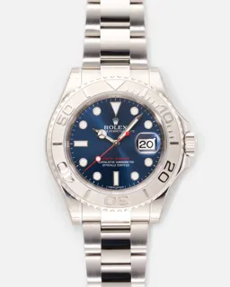 Rolex Yacht-Master 116622-0001 40mm Platinum and Stainless steel Blue