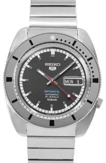 Seiko 5 Sports SRPL05K1 38.5mm Stainless steel Black