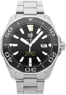 TAG Heuer Aquaracer 300M WAY201A.BA0927 43mm Stainless steel Black