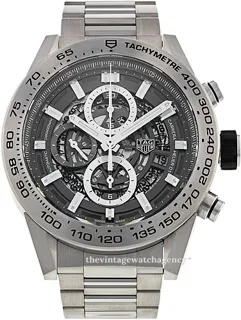 TAG Heuer Carrera CAR2A8A.BF0707 Titanium and Stainless steel Skeletonized