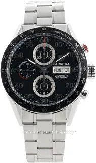 TAG Heuer Carrera CV2A10.BA0796 Stainless steel Black