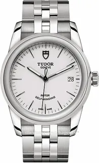 Tudor Glamour Date 55000-0001 36mm Brushed/polished steel White