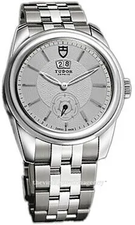 Tudor Glamour Double Date 57000-68070-SIDST 42mm brushed/polished steel Silver