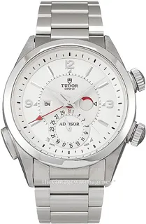 Tudor Heritage Advisor 79620t-0001 42mm Brushed/polished steel Silver