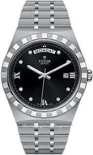 Tudor Royal M28600-0004 Stainless steel Black