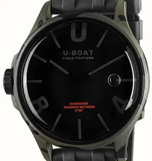 U-Boat 9553 44mm Stainless steel Black