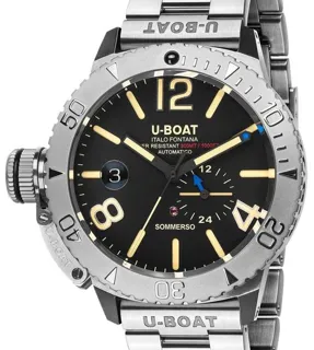 U-Boat Dive Watch 9007/A/MT 46mm Stainless steel Black