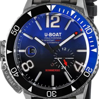 U-Boat Dive Watch 9519 46mm Stainless steel Blue