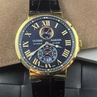 Ulysse Nardin Marine Chronometer 43mm 266-67/42 43mm Rose gold Black