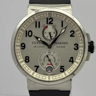 Ulysse Nardin Marine Chronometer Manufacture 1183-126/61 43mm Stainless steel Silver