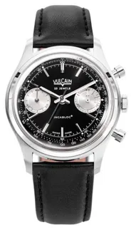 Vulcain 640109A00 38mm Stainless steel Black