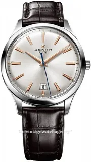 Zenith Captain Central Second 03.2020.670/01.C498 Stainless steel Silver