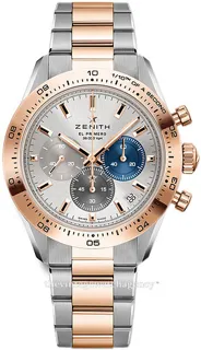 Zenith Chronomaster Sport 51.3100.3600/69.M3100 Rose gold and Stainless steel Silver