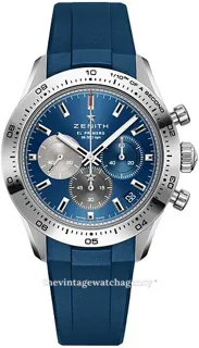 Zenith Chronomaster Sport 03.3114.3600-51.R950 Stainless steel blue