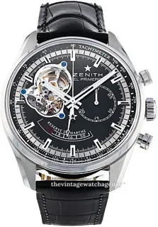 Zenith El Primero 03.2080.4021/21.C496 Stainless steel Black