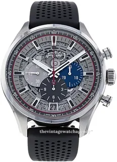 Zenith El Primero 36'000 VpH 03.2522.400/69.R576 Stainless steel Skeletonized