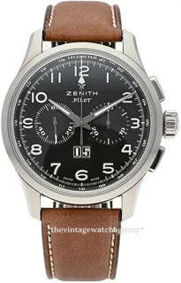 Zenith El Primero Big Date Special 03.2410.4010/21.C722 Stainless steel Black