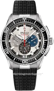 Zenith El Primero Stratos Flyback 03.2066.405/69.R515 Stainless steel Silver